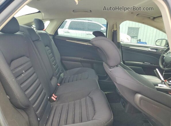 3FA6P0LU8GR402708 2016 FORD FUSION Black Vista de los asientos traseros