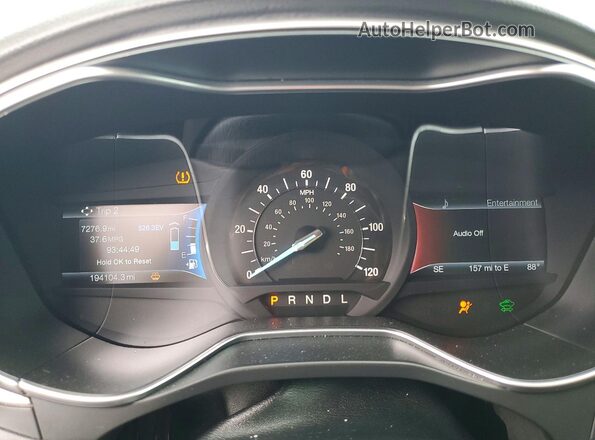 3FA6P0LU8GR402708 2016 FORD FUSION Black Vista del cuadro de instrumentos