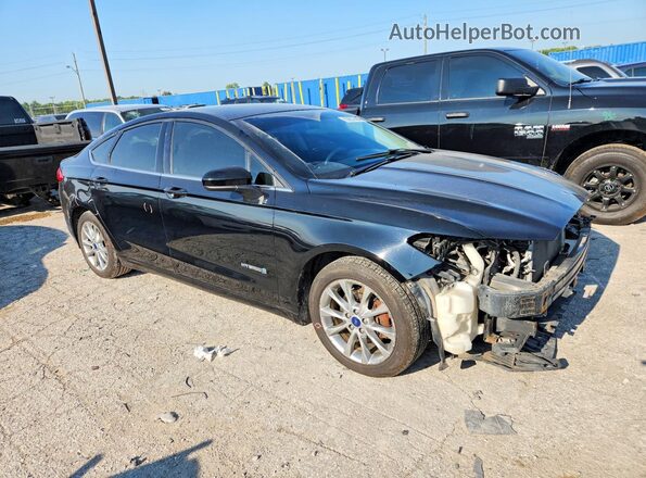 3FA6P0LU8HR245733 2017 FORD FUSION Black წინა მარჯვენა
