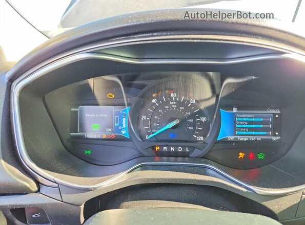 3FA6P0LU8HR245733 2017 FORD FUSION Black ხელსაწყოთა პანელის ხედი