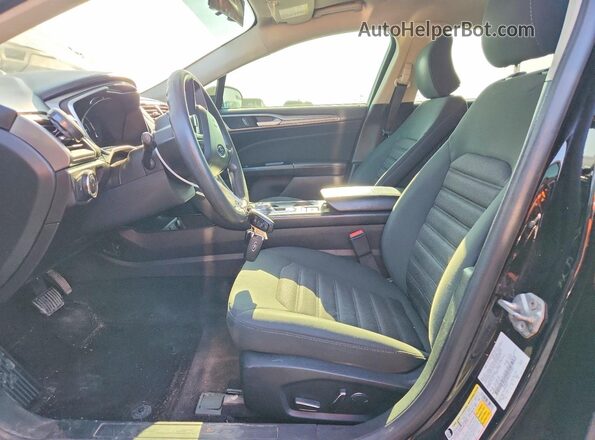 3FA6P0LU8HR245733 2017 FORD FUSION Black წინა სალონის ხედი