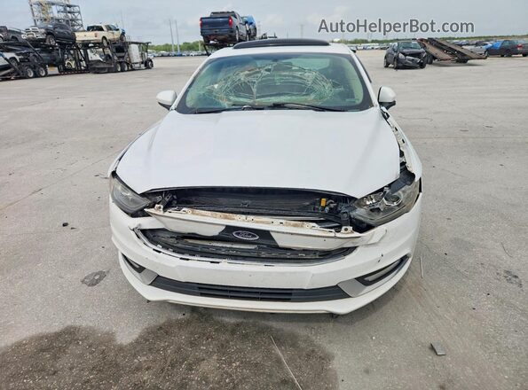 3FA6P0LU8JR116378 2018 FORD FUSION White Դիմացի տեսք