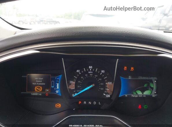 3FA6P0LU8JR147582 2018 FORD FUSION HYBRID Синий Вид задних сидений