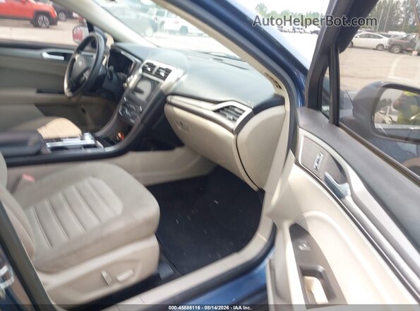 3FA6P0LU8JR147582 2018 FORD FUSION HYBRID Синий Вид салона спереди