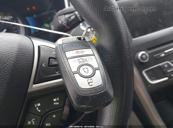 3FA6P0LU8JR147582 2018 FORD FUSION HYBRID Синий Вид панели приборов