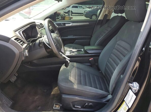 3FA6P0LU8JR153978 2018 FORD FUSION Black Vista interior delantera