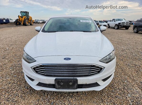 3FA6P0LU8JR173342 2018 FORD FUSION White Front view