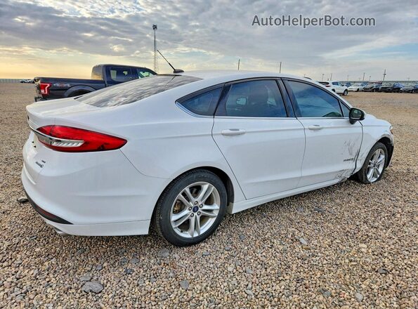 3FA6P0LU8JR173342 2018 FORD FUSION White Rear right