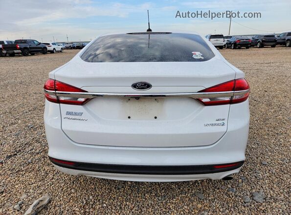 3FA6P0LU8JR173342 2018 FORD FUSION White Rear view