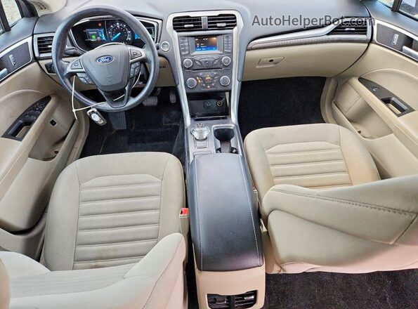 3FA6P0LU8JR173342 2018 FORD FUSION White Dashboard view