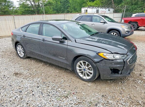 3FA6P0LU8KR286161 2019 FORD FUSION Charcoal Передня права чверть