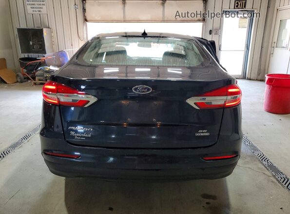 3FA6P0LU8LR218783 2020 FORD FUSION Blue Vista trasera
