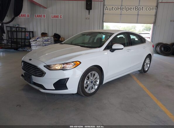 3FA6P0LU8LR263674 2020 FORD FUSION White Передня ліва чверть
