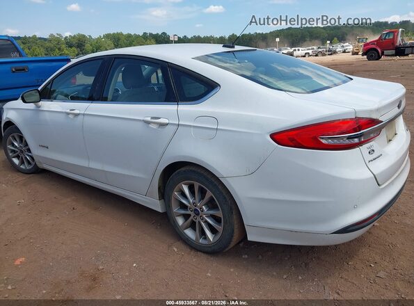 3FA6P0LU9HR301954 2017 FORD FUSION HYBRID Белый Задняя левая четверть