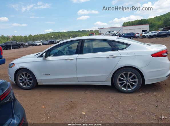 3FA6P0LU9HR301954 2017 FORD FUSION HYBRID Белый Панорамный вид салона 360°