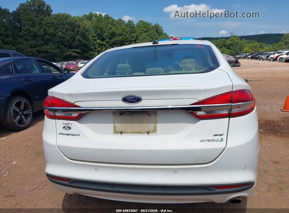 3FA6P0LU9HR301954 2017 FORD FUSION HYBRID Белый 