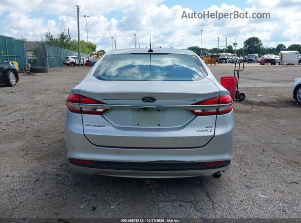 3FA6P0LU9HR304918 2017 FORD FUSION HYBRID Silver 