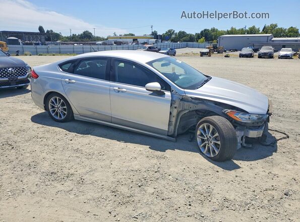 3FA6P0LU9HR323632 2017 FORD FUSION Silver Delantero derecho