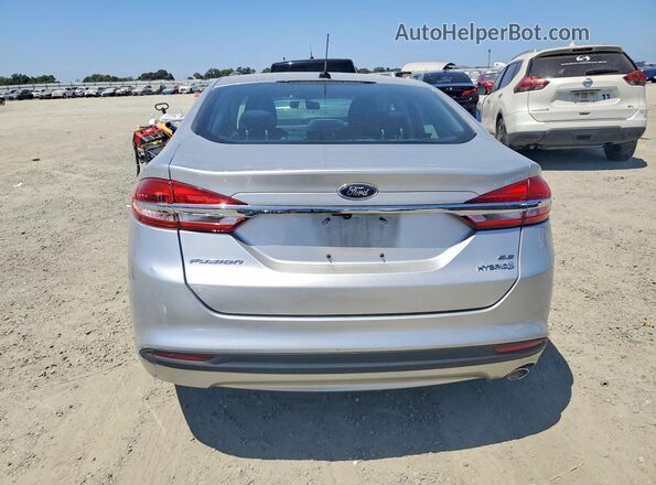 3FA6P0LU9HR323632 2017 FORD FUSION Silver Vista trasera