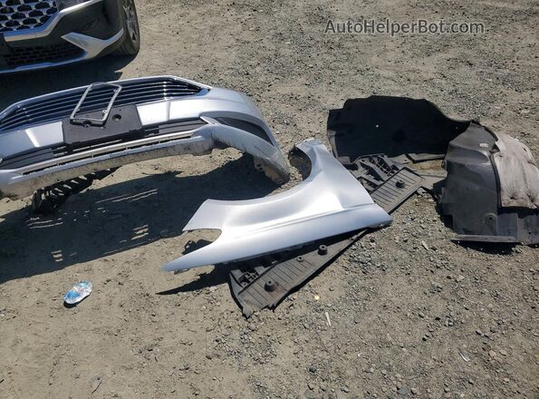 3FA6P0LU9HR323632 2017 FORD FUSION Silver Vista del compartimento del motor