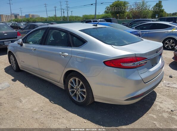 3FA6P0LU9HR386634 2017 FORD FUSION HYBRID Серебряный Задняя левая четверть