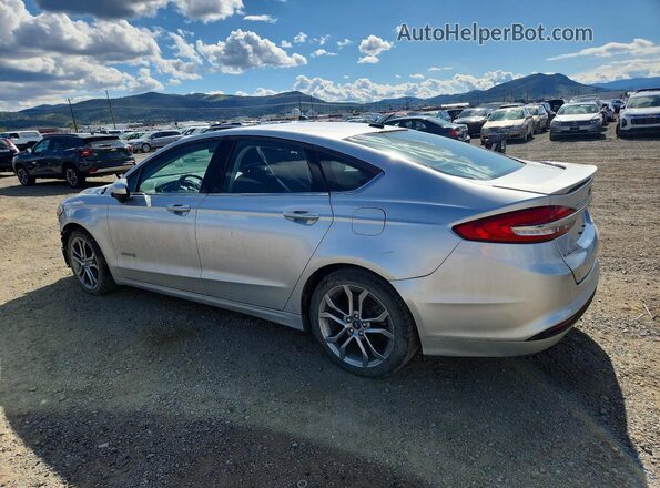 3FA6P0LU9HR387041 2017 FORD FUSION Серебряный Задняя левая четверть