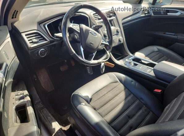 3FA6P0LU9HR387041 2017 FORD FUSION Серебряный Вид панели приборов
