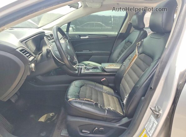 3FA6P0LU9JR103364 2018 FORD FUSION Серебряный Вид салона спереди