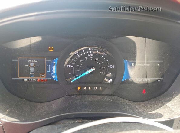3FA6P0LU9JR103364 2018 FORD FUSION Серебряный Вид щитка приборов