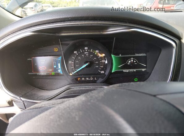 3FA6P0LU9JR157943 2018 FORD FUSION HYBRID Black Rear seats view