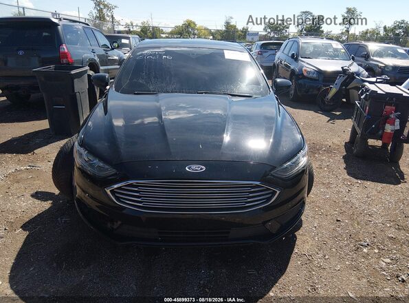 3FA6P0LU9JR157943 2018 FORD FUSION HYBRID Black Rear interior view