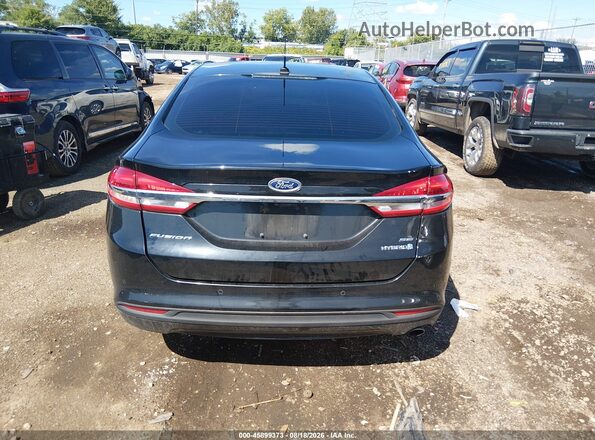 3FA6P0LU9JR157943 2018 FORD FUSION HYBRID Black 