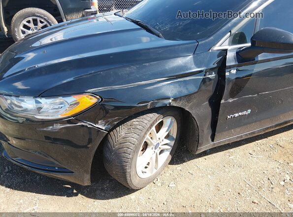 3FA6P0LU9JR157943 2018 FORD FUSION HYBRID Black 
