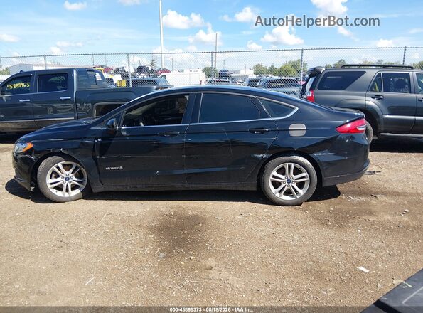 3FA6P0LU9JR157943 2018 FORD FUSION HYBRID Black 