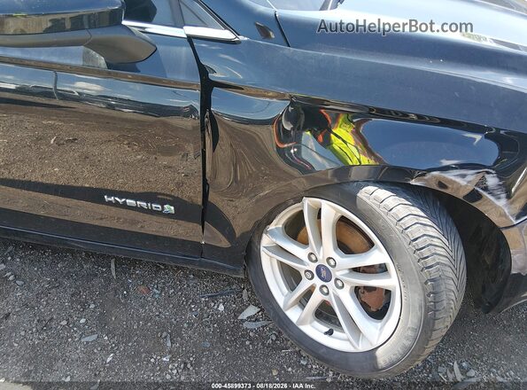 3FA6P0LU9JR157943 2018 FORD FUSION HYBRID Black 