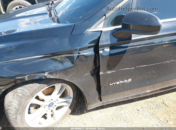 3FA6P0LU9JR157943 2018 FORD FUSION HYBRID Black 