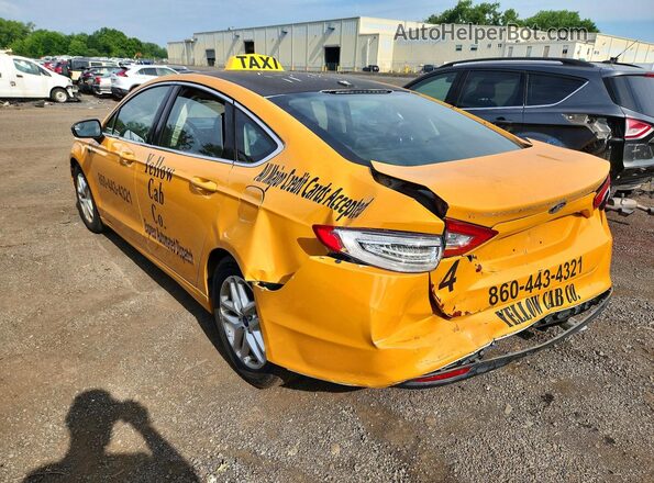3FA6P0LU9JR199707 2018 FORD FUSION Yellow Rear left