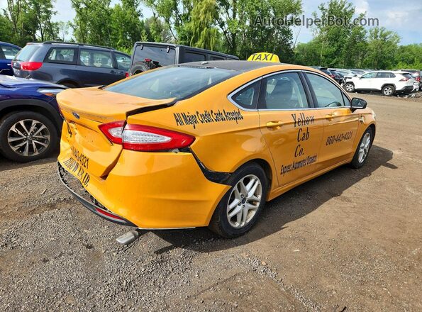 3FA6P0LU9JR199707 2018 FORD FUSION Yellow Rear right