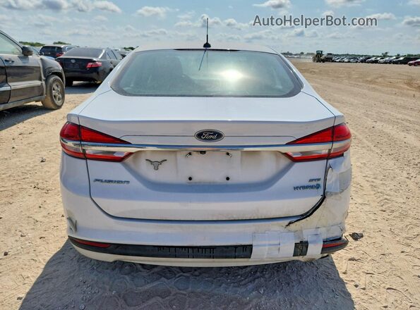 3FA6P0LU9JR208938 2018 FORD FUSION White Вид ззаду