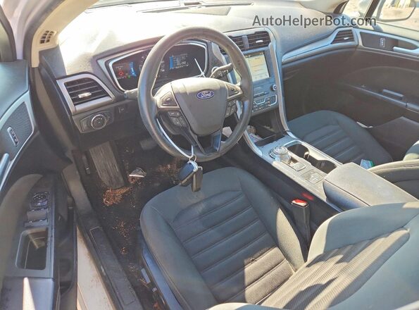 3FA6P0LU9KR143574 2019 FORD FUSION White Dashboard view