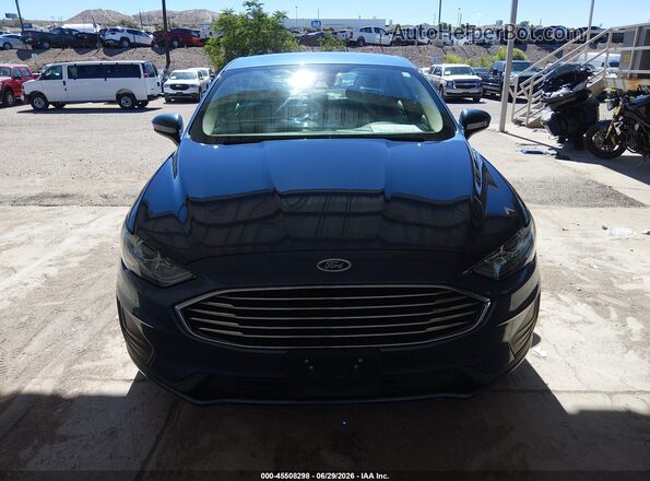 3FA6P0LU9KR211162 2019 FORD FUSION HYBRID Blue Widok zestawu wskaźników