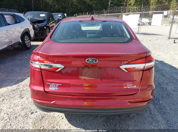 3FA6P0LU9KR256571 2019 FORD FUSION HYBRID Красный 