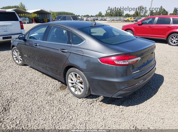 3FA6P0LU9KR258059 2019 FORD FUSION HYBRID Black Հետևի ձախ