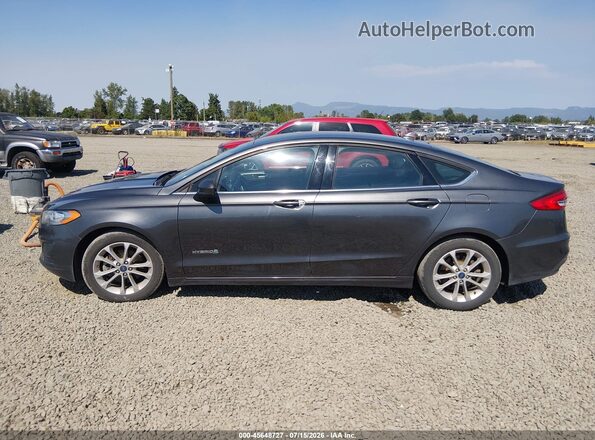 3FA6P0LU9KR258059 2019 FORD FUSION HYBRID Black 