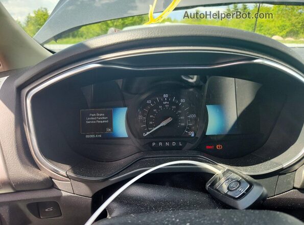 3FA6P0LU9LR158125 2020 FORD FUSION Gray Vista del cuadro de instrumentos