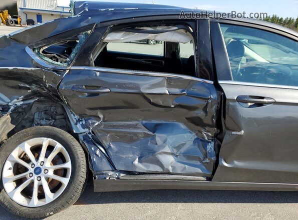 3FA6P0LU9LR158125 2020 FORD FUSION Gray Vista de los asientos traseros