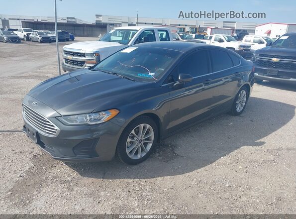 3FA6P0LU9LR244907 2020 FORD FUSION Gray წინა მარცხენა ხედი სამი მეოთხედიდან