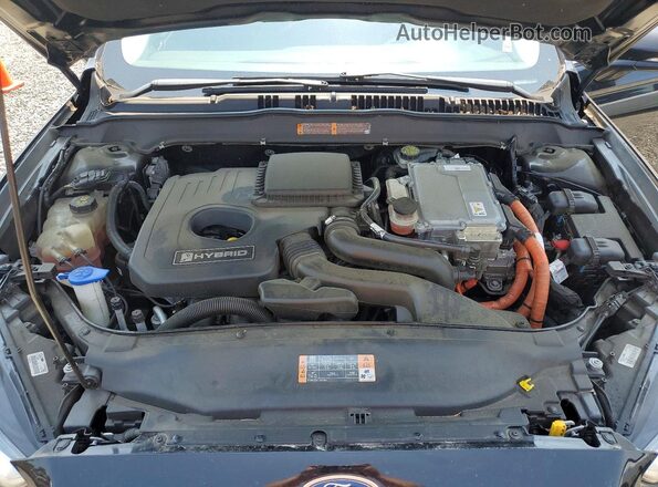 3FA6P0LUXGR343158 2016 FORD FUSION Black Вид задньої частини салону