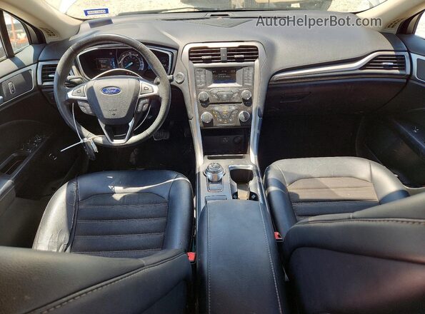 3FA6P0LUXHR181811 2017 FORD FUSION Silver წინა პანელის ხედი