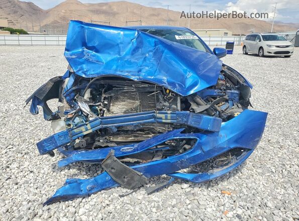 3FA6P0LUXHR207498 2017 FORD FUSION Blue Front view